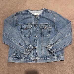 Abercrombie & Fitch Light Blue Denim Jacket